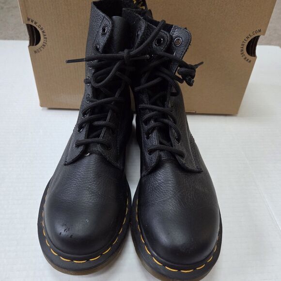 Dr. Martens Black Combat Boots - Picture 2 of 14